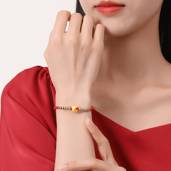Twelve Zodiac Red Rope Bracelet Female 925 – Jewelry Gift Ideas — 1