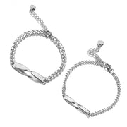 Simple Stainless Steel Mobius Couple Bracelet – Jewelry Gift Ideas — 5
