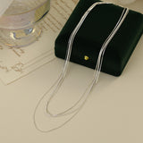 Women's Sparkling Three-layer Twin Necklace – Jewelry Gift Ideas — 6