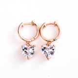Popular Engagement Four-Claw Brass-Set Zirconia – Gifts for Couples — 6