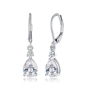 Light Luxury Water Drop Copper Zircon Earrings Female – Gifts for Her — 4