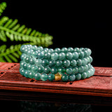 Natural Jadeite Jade 6mm Blue Water Jade Bead – Jewelry Gift Ideas — 3