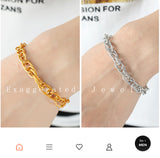 Woven Ring Buckle Titanium Steel Bracelet – Jewelry Gift Ideas — 4