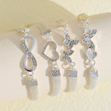 Infinite Diamond 8-word Anklet Creative Retro Alloy – Small Gift Ideas — 3