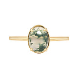 Women's Natural Aquatic Agate Ring – Gifts for Her — 2