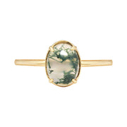 Women's Natural Aquatic Agate Ring – Gifts for Her — 2