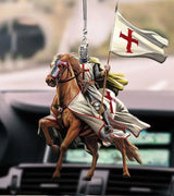 Acrylic Flat Knight Car Pendant Car Interior – Stylish Gifts — 10