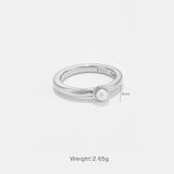Korean Ins Style Pearl Ring Women's Simple All-match – Stylish Gifts — 6