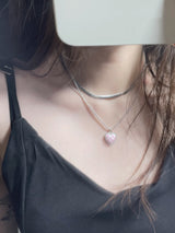 Checkerboard Love Titanium Steel Chain Necklace – Jewelry Gift Ideas — 8