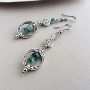 Long Pendant Natural Sea Stone Necklace – Jewelry Gift Ideas — 2