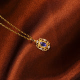 S925 Silver Gem Pendant With Moonstone Necklace – Jewelry Gift Ideas — 4
