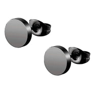 Black Geometric Pendant Stainless Steel Earrings – Jewelry Gift Ideas — 3