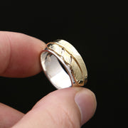 S925 Sterling Silver Fashion Simple Feather Ring – Stylish Gifts — 1