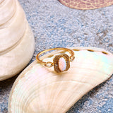 Retro Temperament Geometric Faux Opal Ring For Women – Gifts for Her — 5