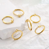 26 English Alphabet Zircon Ring Letters – Stylish Gifts — 2