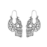Creative Vintage Openwork Carved Skull Earrings – Surprise Gifts — 4