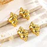 Fashion Stainless Steel Colorful Crystals Conch – Stylish Gifts — 2