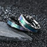 Men's Stainless Steel Diamond Cut Ring – Gifts for Him — 1