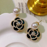 French Vintage Small Fragrance Black Camellia Pearl – Practical Gifts — 4