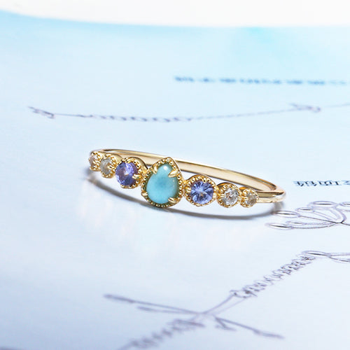 925 Silver Natural Haiwen Tanzanite Ring Girl – Gifts for Kids — 2