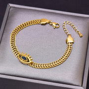 Design Clavicle Chain Oval Eye Pendant – Jewelry Gift Ideas — 2