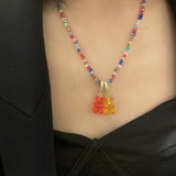 Colorful Beaded Cute Candy Jelly Necklace – Jewelry Gift Ideas — 1