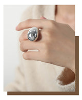 18K Gold Non-fading Chubby Ball Ring For Women – Gifts for Her — 9