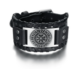 Beowulf Regalia Leather Buckle Arm Cuff With Metal – Everyday Gifts — 1