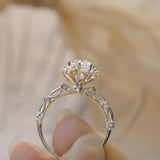 High-clean Mosonite Wedding Ring – Gifts for Couples — 2