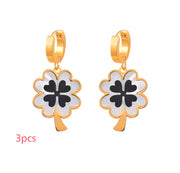 Titanium Steel White Shell Clover Pendant – Jewelry Gift Ideas — 8