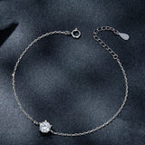 S925 Silver Sparkling Moissanite Bracelet – Jewelry Gift Ideas — 3