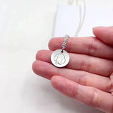 Stainless Steel Dog Ear Round Name Necklace – Jewelry Gift Ideas — 9