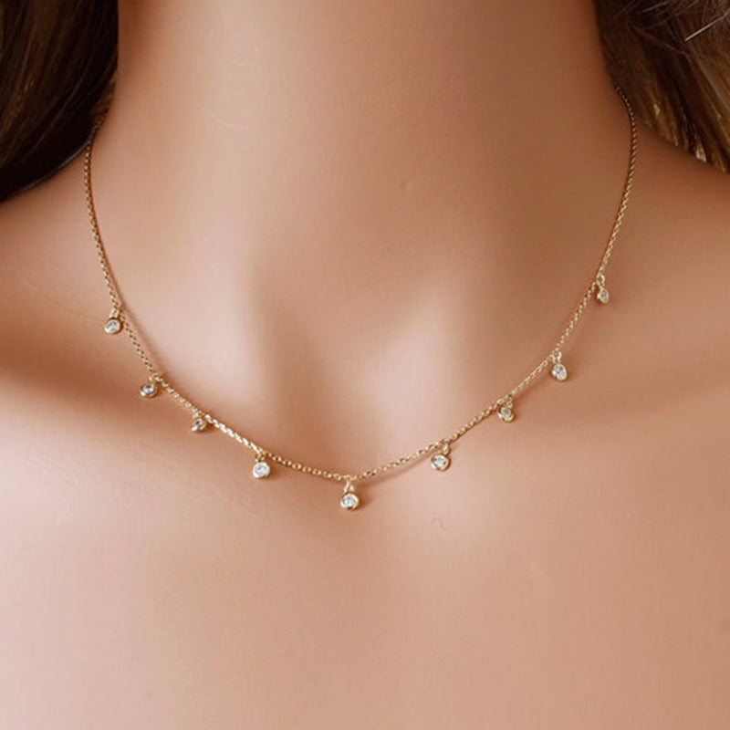 Simple Little Diamond Necklace For Women – Jewelry Gift Ideas — 1