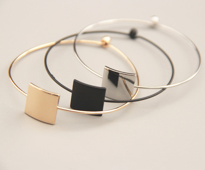Fashion Copper Bracelet Round Triangle Square – Stylish Gifts — 1