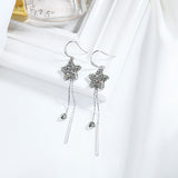 Star Earrings Female Long Tassels Show Face Thin Ear – Gifts for Her — 2