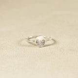S925 Pure Silver Sea Wave Storm Ring Female Simple – Gifts for Her — 7