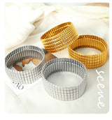 Stainless Steel Stretch Strap Retro Metal – Jewelry Gift Ideas — 11