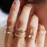 Butterfly Element Ladies Ring Hollowed Out Super Fairy – Gift Ideas — 10