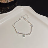 Versatile Zircon Flower Pearl Bracelet – Jewelry Gift Ideas — 18