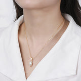 Natural Freshwater Pearl Baroque Oval – Small Gift Ideas — 1