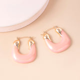 Irregular U Shape Hoop Earrings For Women – Gifts for Her — 1