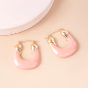 Irregular U Shape Hoop Earrings For Women – Gifts for Her — 1