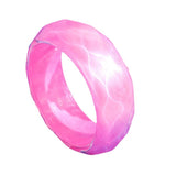 Colorful Acrylic Bracelet Irregular Round Resin – Jewelry Gift Ideas — 12
