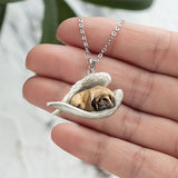Acrylic Plane Lazy Dog Hanging Necklace – Jewelry Gift Ideas — 14