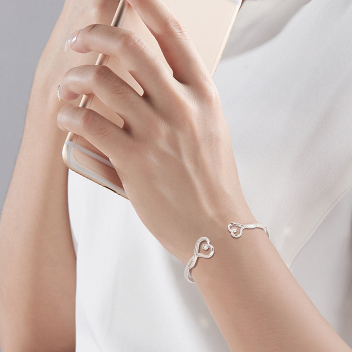 Copper Corrosion Engraved With Diamonds At Both – Jewelry Gift Ideas — 1
