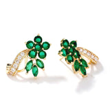 Women's Colorful Zircon Crystal Stud Earrings – Gifts for Her — 3