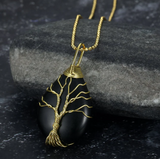 Celtic Tree Of Life Pendant & Chain On Teardrop – Jewelry Gift Ideas — 2
