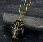Celtic Tree Of Life Pendant & Chain On Teardrop – Jewelry Gift Ideas — 2