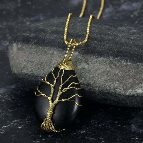 Celtic Tree Of Life Pendant & Chain On Teardrop – Jewelry Gift Ideas — 2