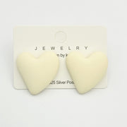 Heart-shaped Earrings Acrylic Simple Advanced – Useful Gifts — 11